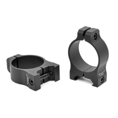 Warne Vapor Matte Weaver Rings 30mm - Low